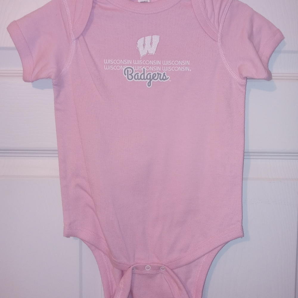 New wisconsin badgers onesie